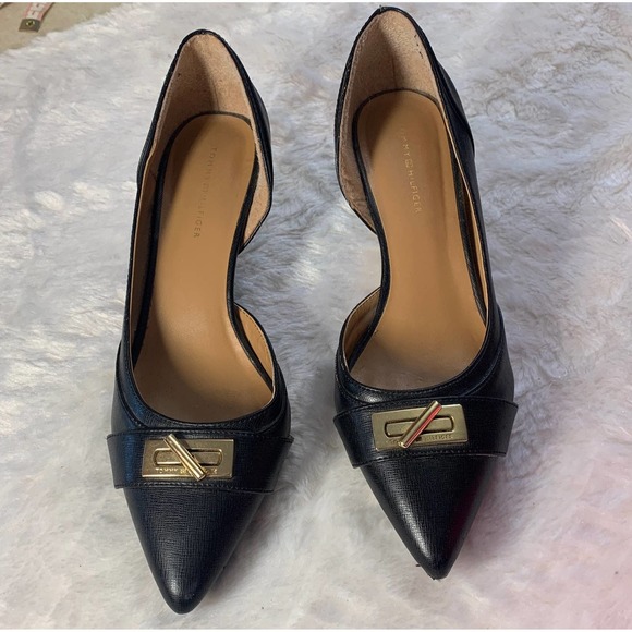 Tommy Hilfiger Shoes - Tommy Hilfiger shoes heels black womens size 8